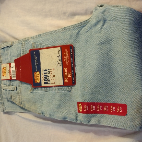 Route 66 Light Blue Relaxed Fit Jeans - Picture 3 of 6